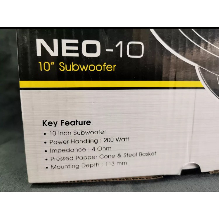 Flux Neo 10 10 Subwoofer Shopee Philippines