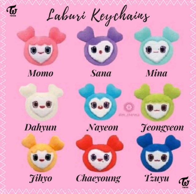 Twice S Laburi Handmade Keychains Plush Shopee Philippines