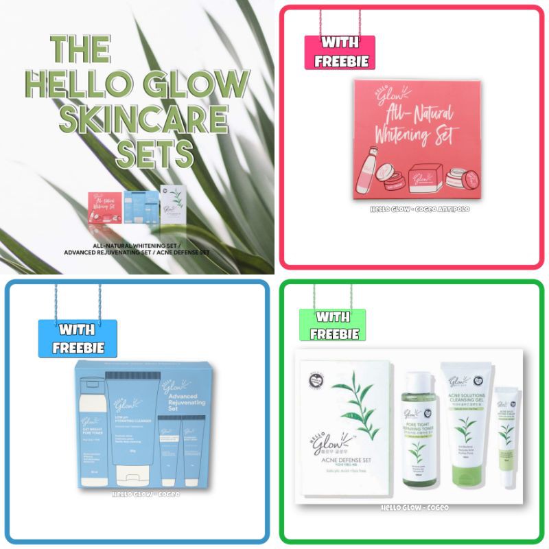 hello glow acne defense set