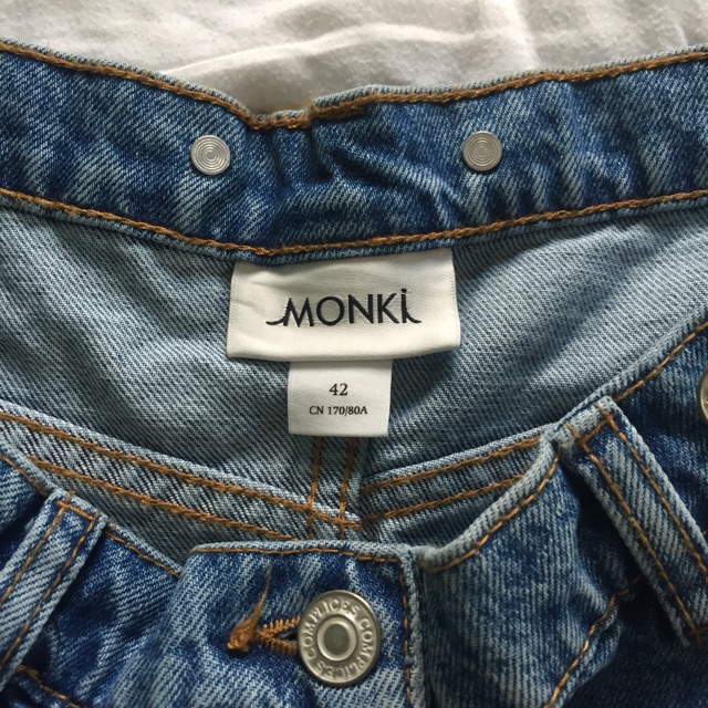 monki denim skirt