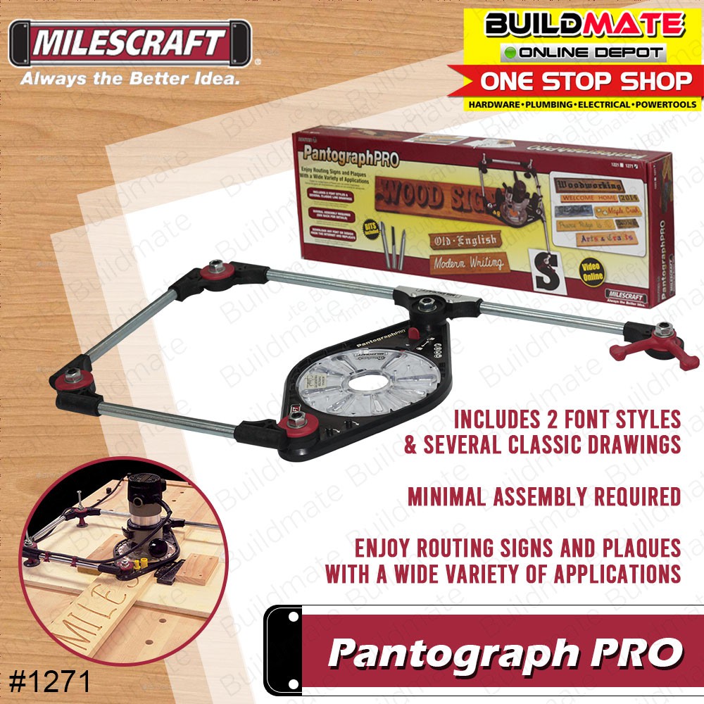MILESCRAFT Pantograph PRO 12710003 •BUILDMATE• Shopee Philippines