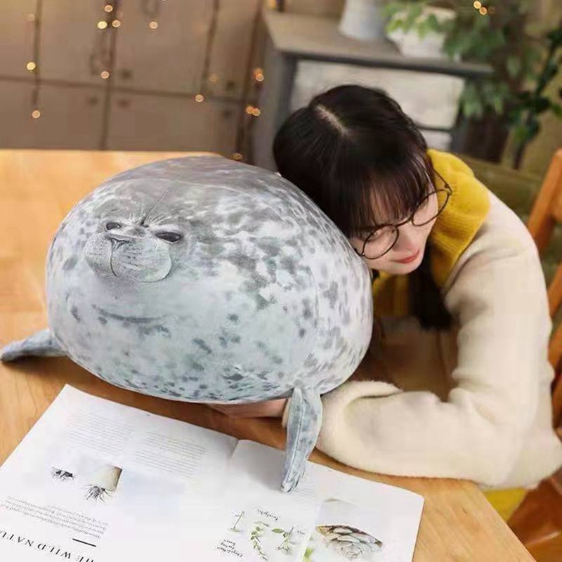 angry seal plush