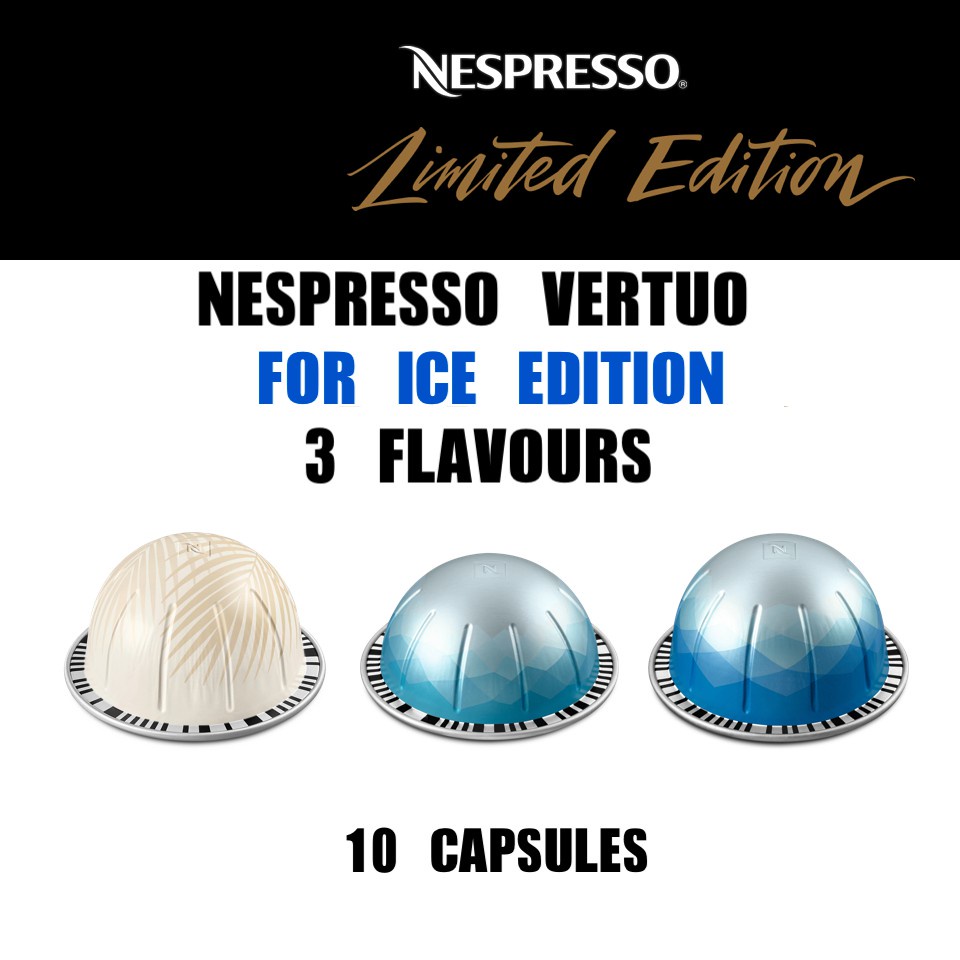 NESPRESSO Vertuo Limited Edition "for ICE" Coffee Capsules (3 Flavours