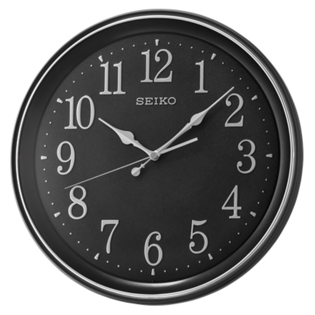 SEIKO WALL CLOCK QXA798K Black Case and Dial Analog Shopee Philippines