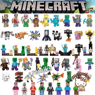 16Pcs Minecraft My World Characters MiniFiguren Bausteine Fit Lego Spielzeuge DE 