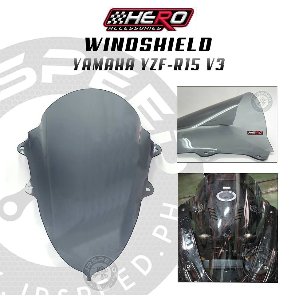 r15 v3 windshield online