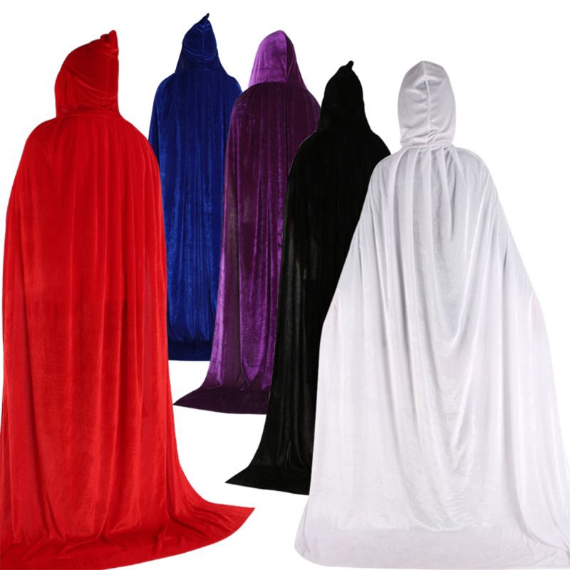 long velvet cape