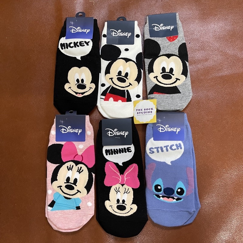 Korean Socks - Mickey Minnie Stitch Character Socks - Iconic Socks ...