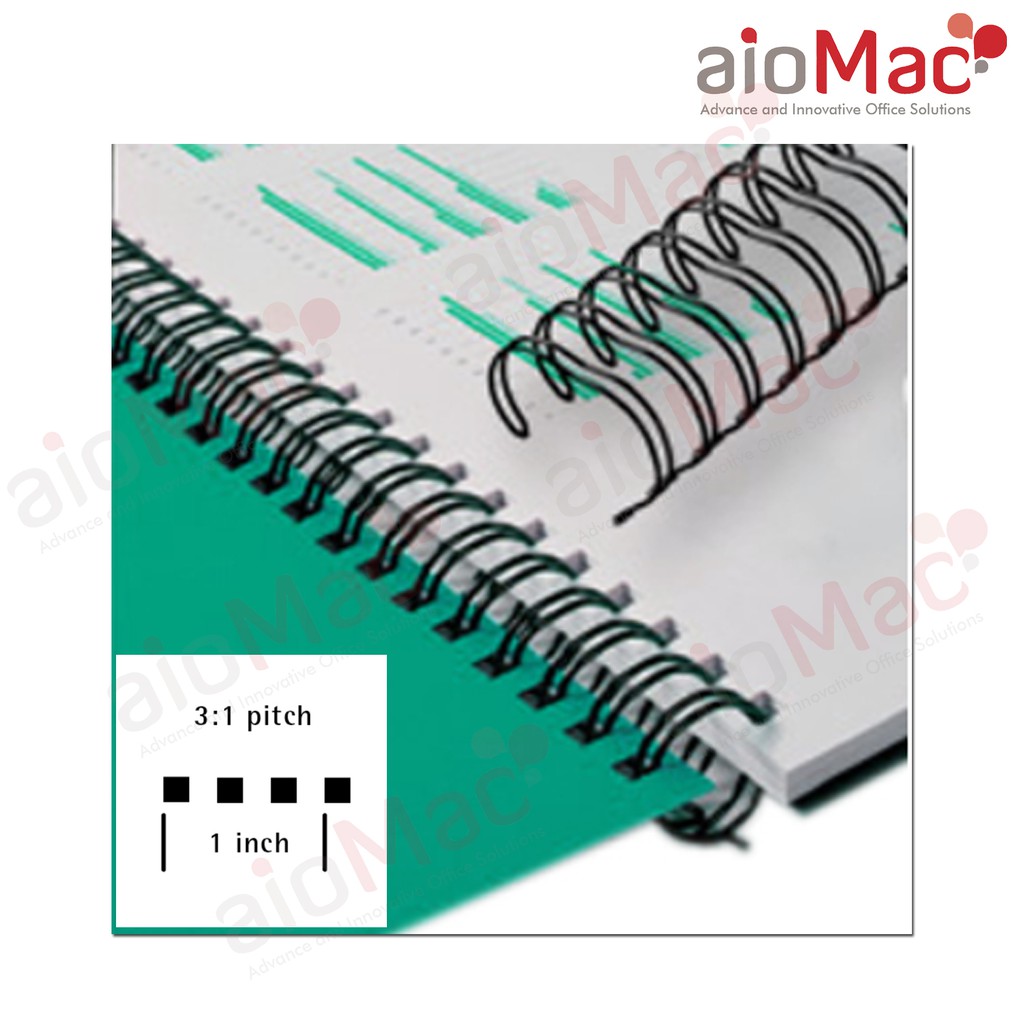 50pcs Double Loop Wire Binding Pitch 31 A4 Size Shopee Philippines