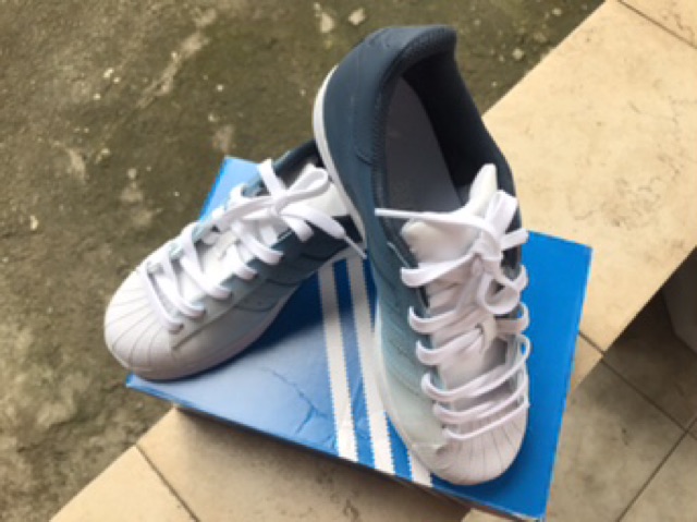 adidas superstar custom blue