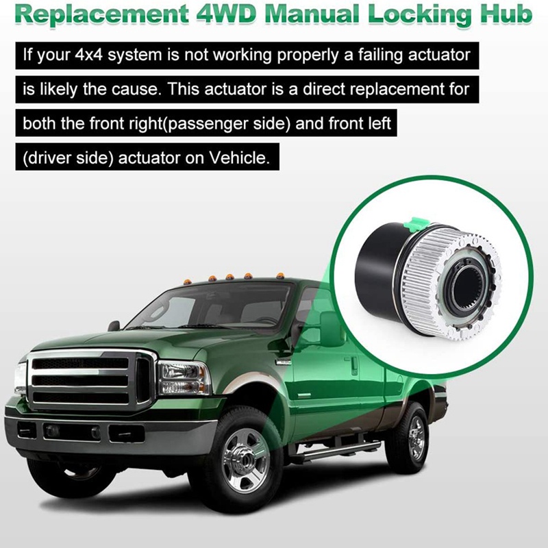 !YS02Pcs Locking Hub Automatic Front Locking Wheel Hub Auto Parts for