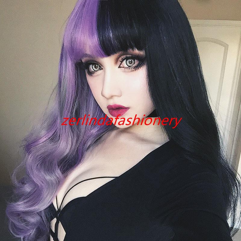 Le Long Roll Soft Sister Purple Black Liu Sea Color Big Wave