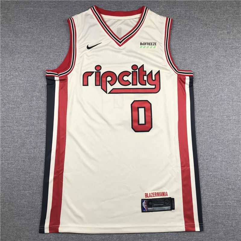 blazers 0 jersey