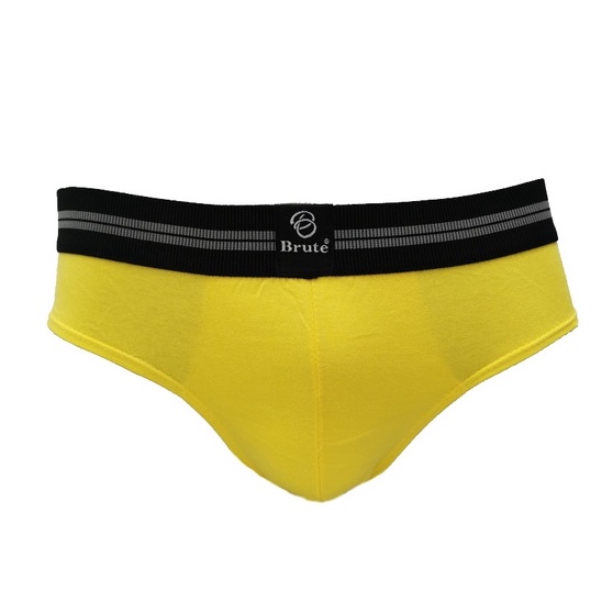 Brute Premium Modal Hipster Briefs - Canary Yellow (Single) | Shopee ...