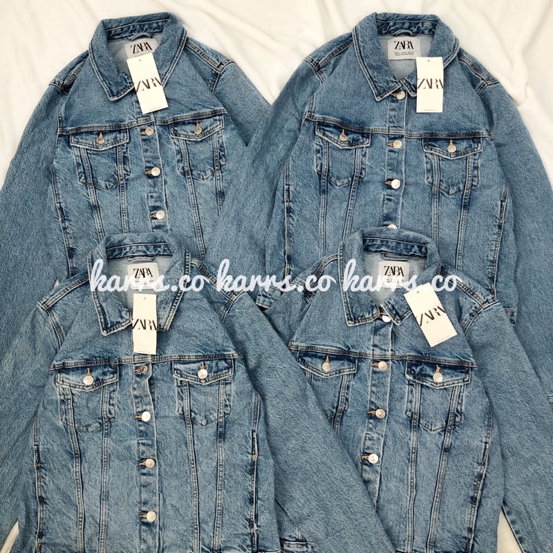 Zara Basic Denim Jacket | Shopee Philippines