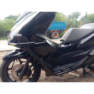 Honda Pcx 160 Half Crash Guard With Led Braket(powder Coat) 