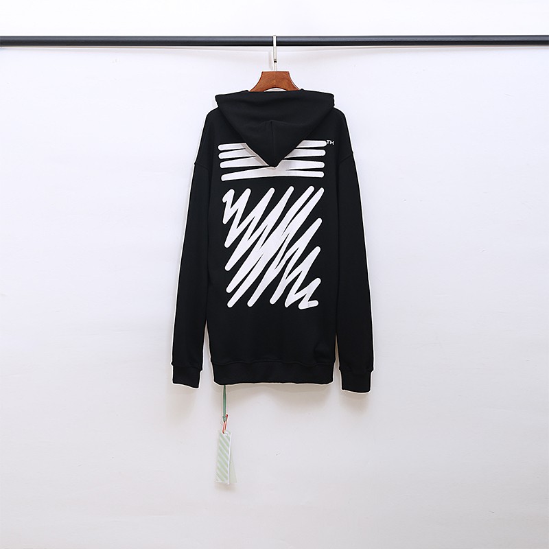 off white badge hoodie