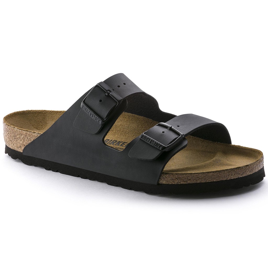birkenstock two strap black