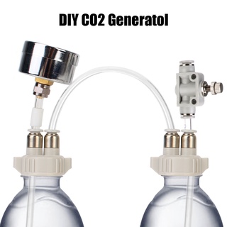 CO2 Generator System Kit Aquarium Supplies CO2 Valve Diffuser Homemade CO2 With Air Flow Device