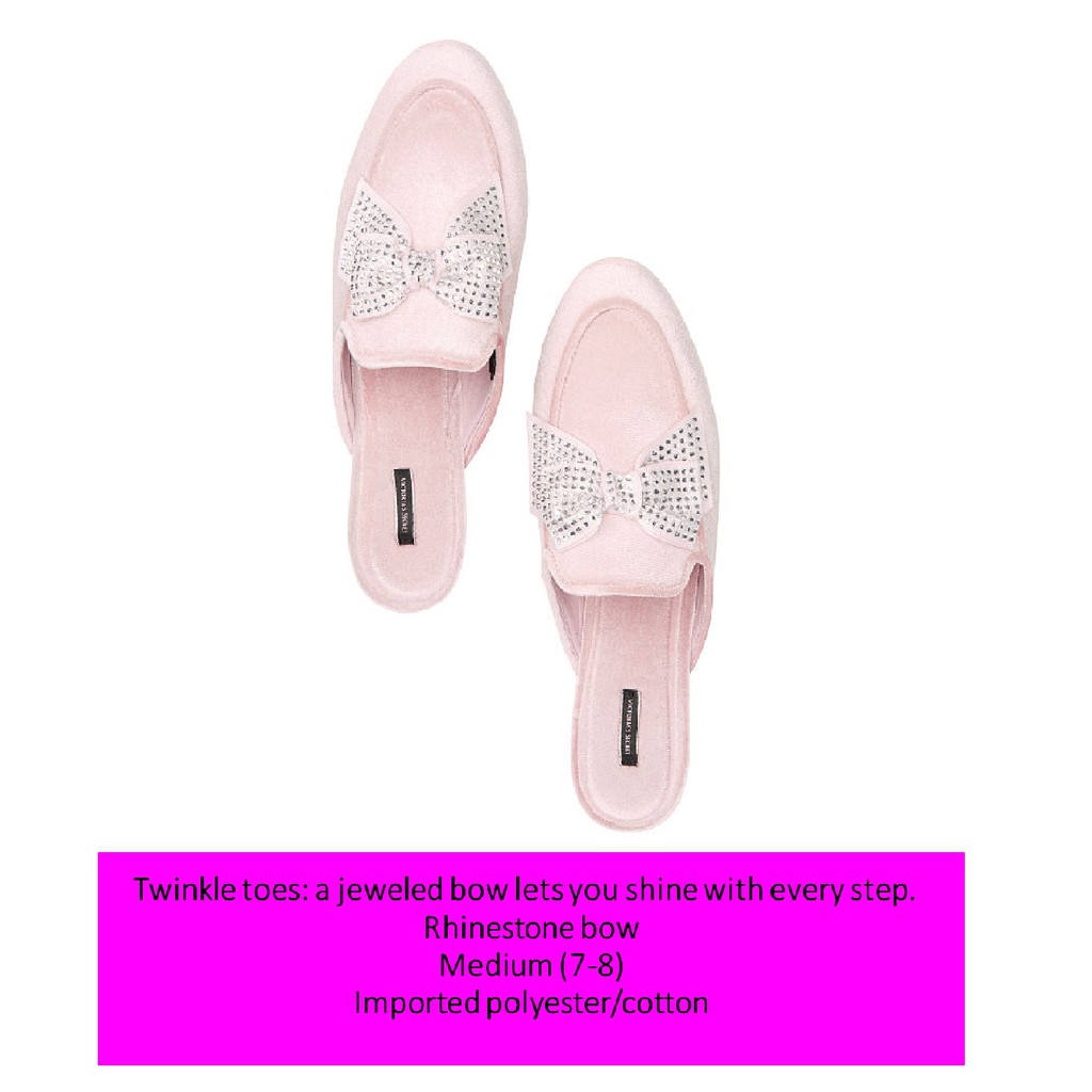 victoria secret slip on sandals