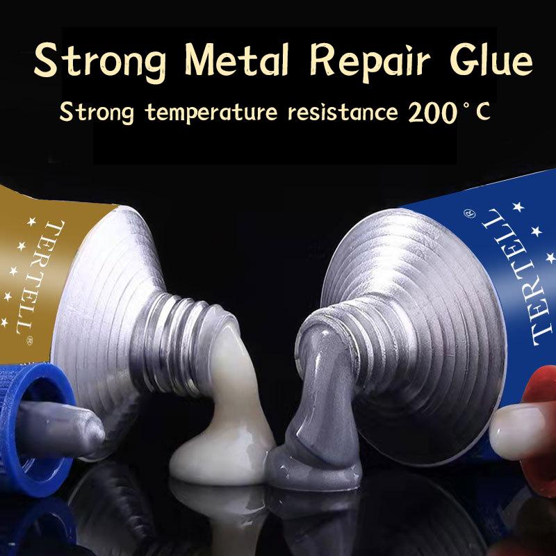 2PCs/set Industrial Repair Paste Glue Heat Resistance Cold Weld Metal Repair Paste A&B Adhesive Gel Casting Agent Tools