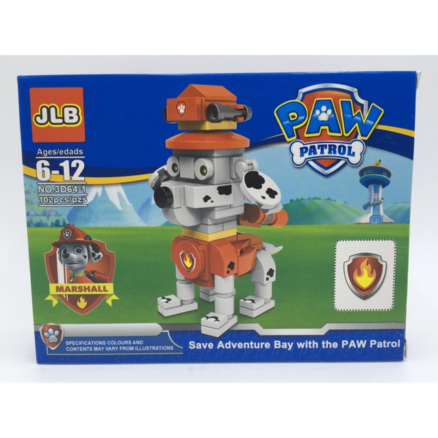 paw patrol lego minifigures