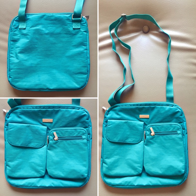 teal shoulder bag