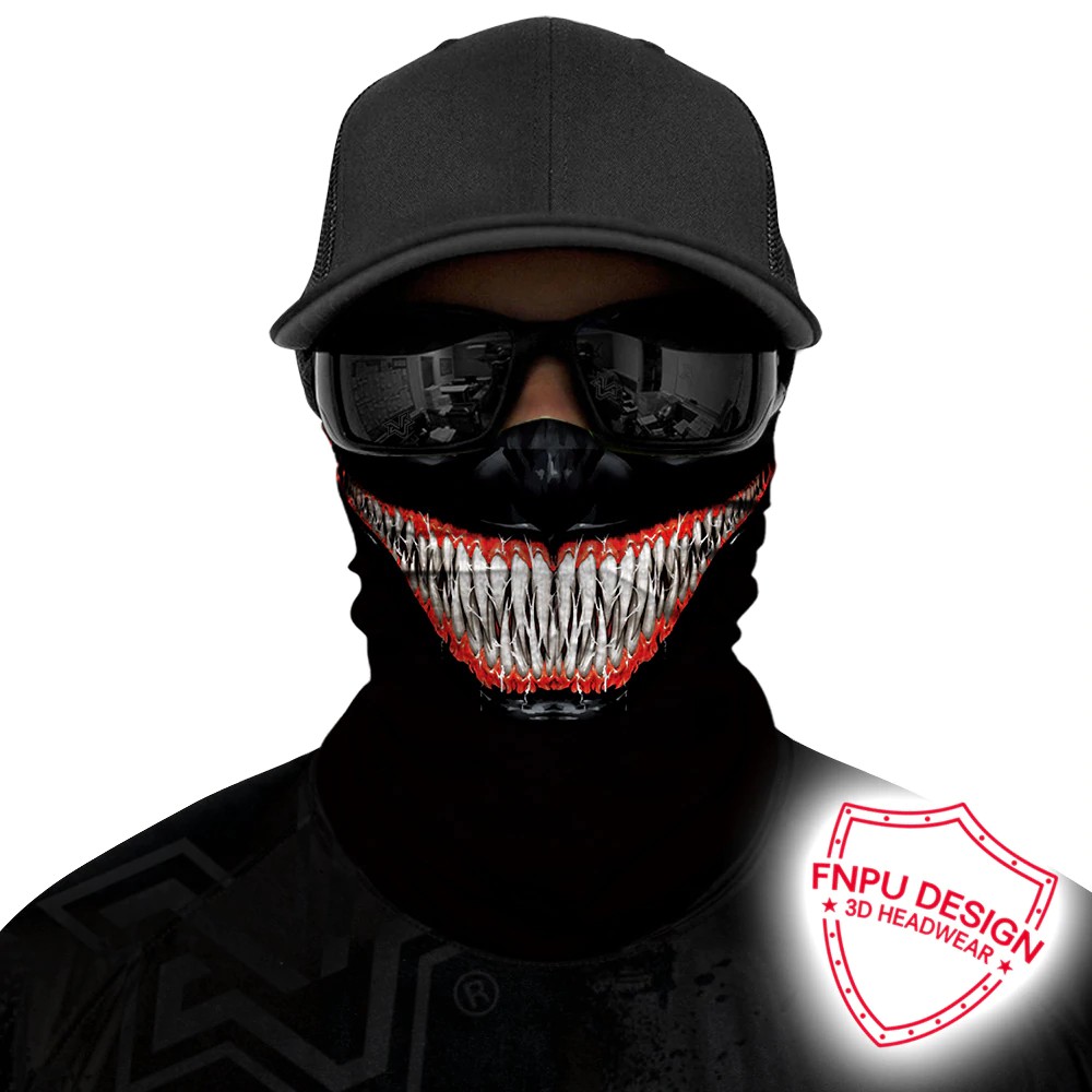 Details about   5Pcs Venom Face scarf Bandana Winter Bandana Headwear Biker Neck Tube Sporting 