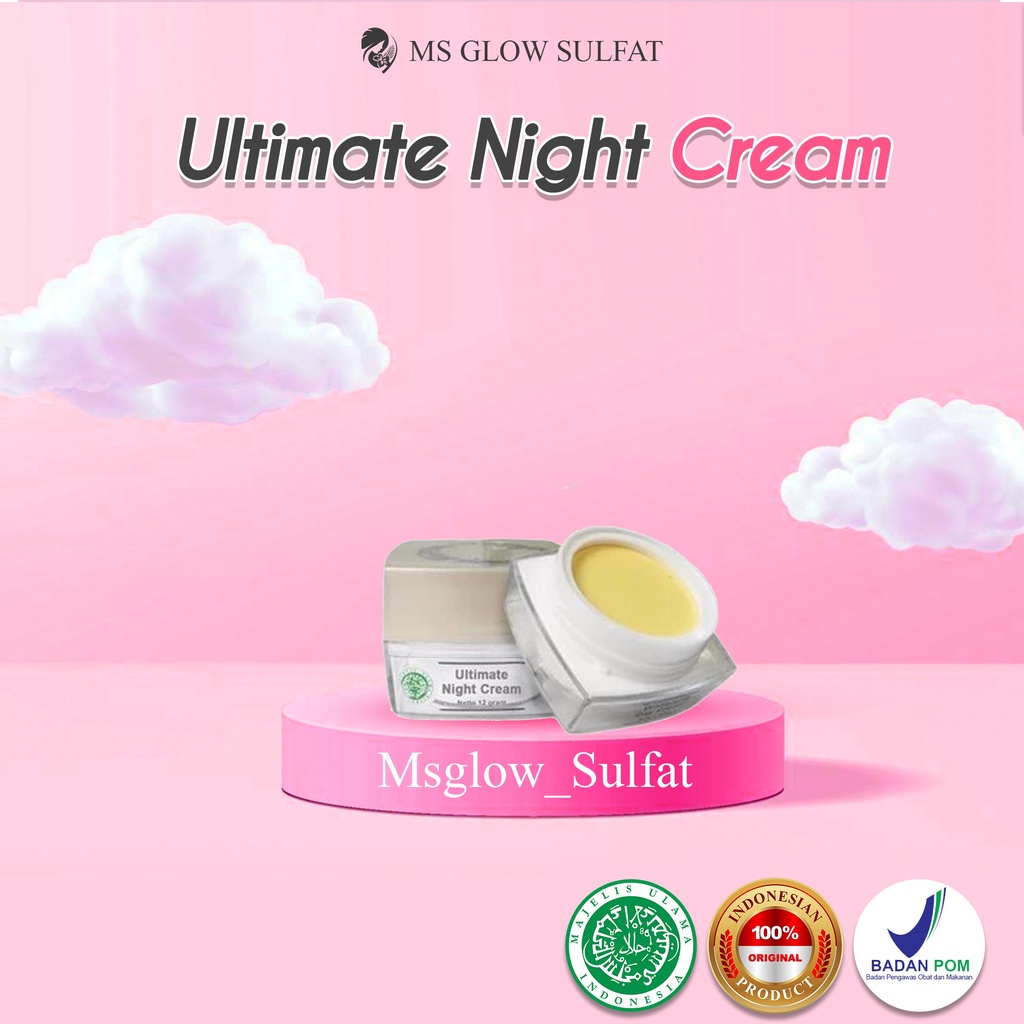 Ms. GLOW ULTIMATE NIGHT CREAM (ECER) | Shopee Philippines