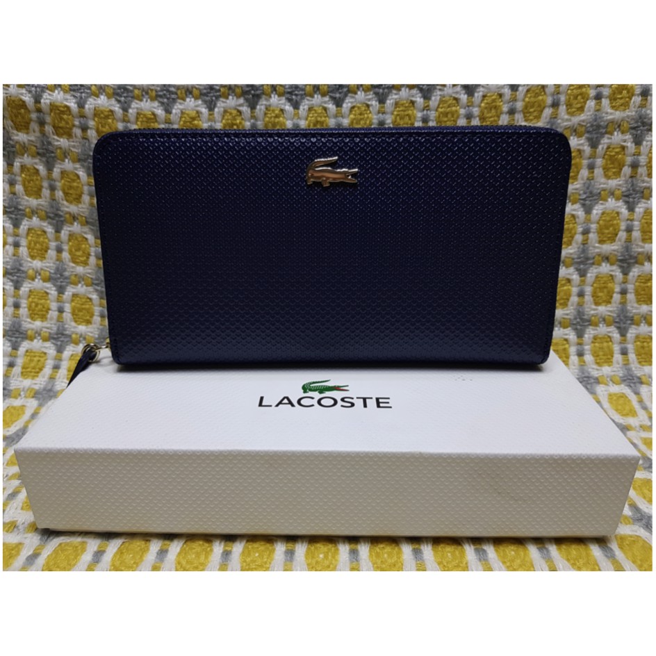 lacoste wallet with coin pocket