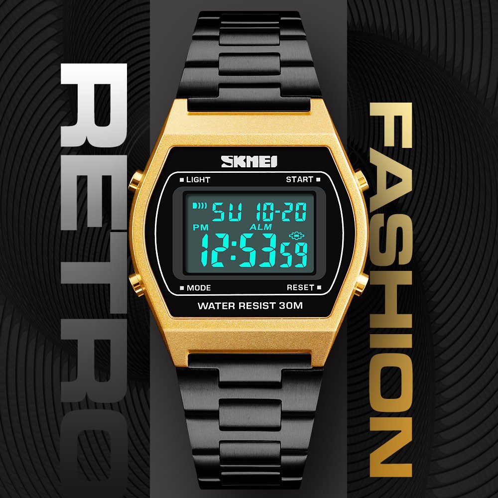 skmei rose gold watch