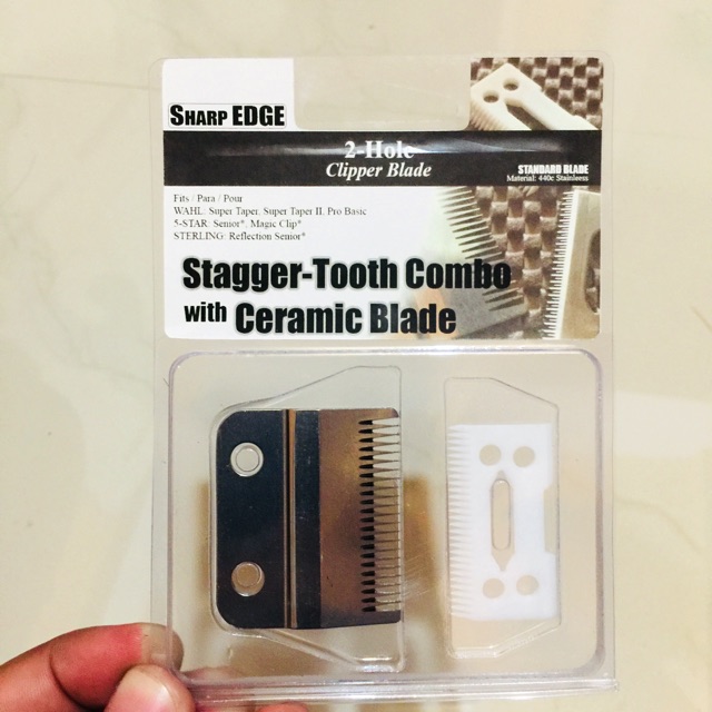 ceramic stagger tooth blade
