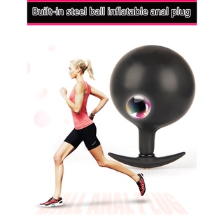lVkn Super Huge Inflatable Anal Plug Expansion Butt Plug Vaginal Anal Dilator Pump Dildo Adult Anal  #8