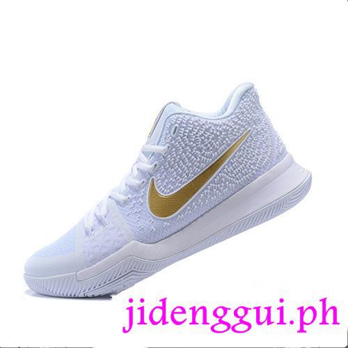 kyrie irving shoes white and silver