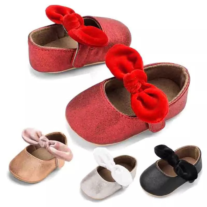 red infant shoes