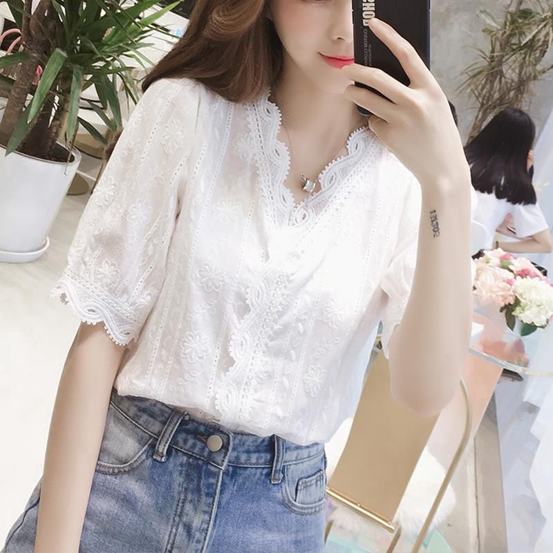 plus size lace blouse