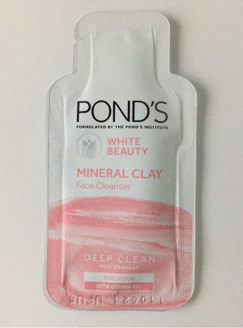 ponds white beauty clay foam