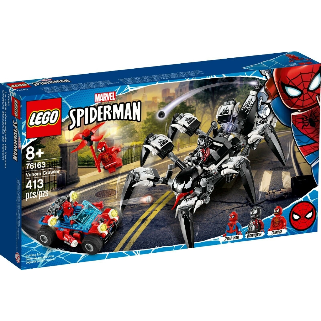 venom and spiderman lego