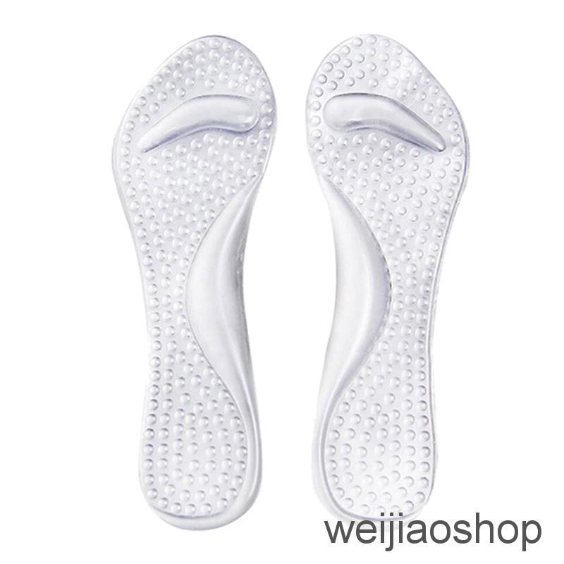 Silicone Gel Pads Arch Metatarsal Support Massage Non-Slip High-Heels Insoles HS 