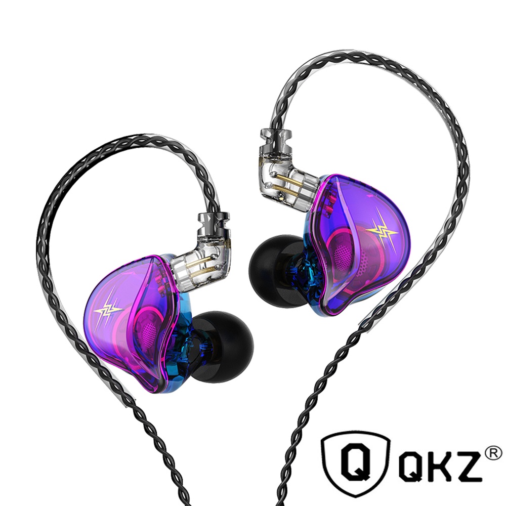 QKZ ZXT Earphones 1 Dynamic HIFI InEar Monitor Headphones with Mic