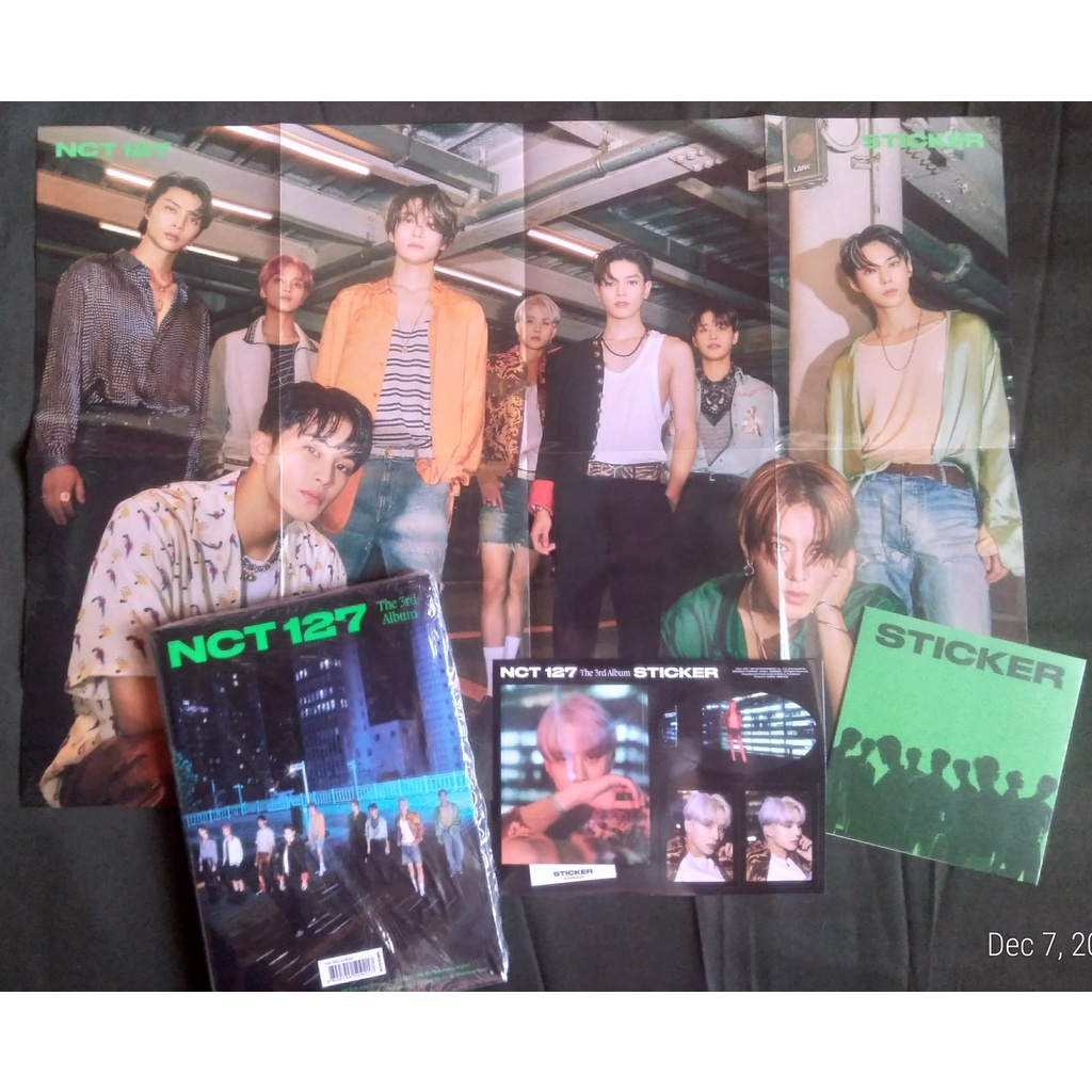 Onhand Official Unsealed Nct Album Sticker Seoul City Version Tingi Taeil Johnny Jungwoo