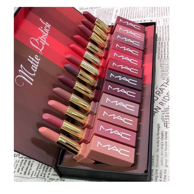 mac matte lipstick set