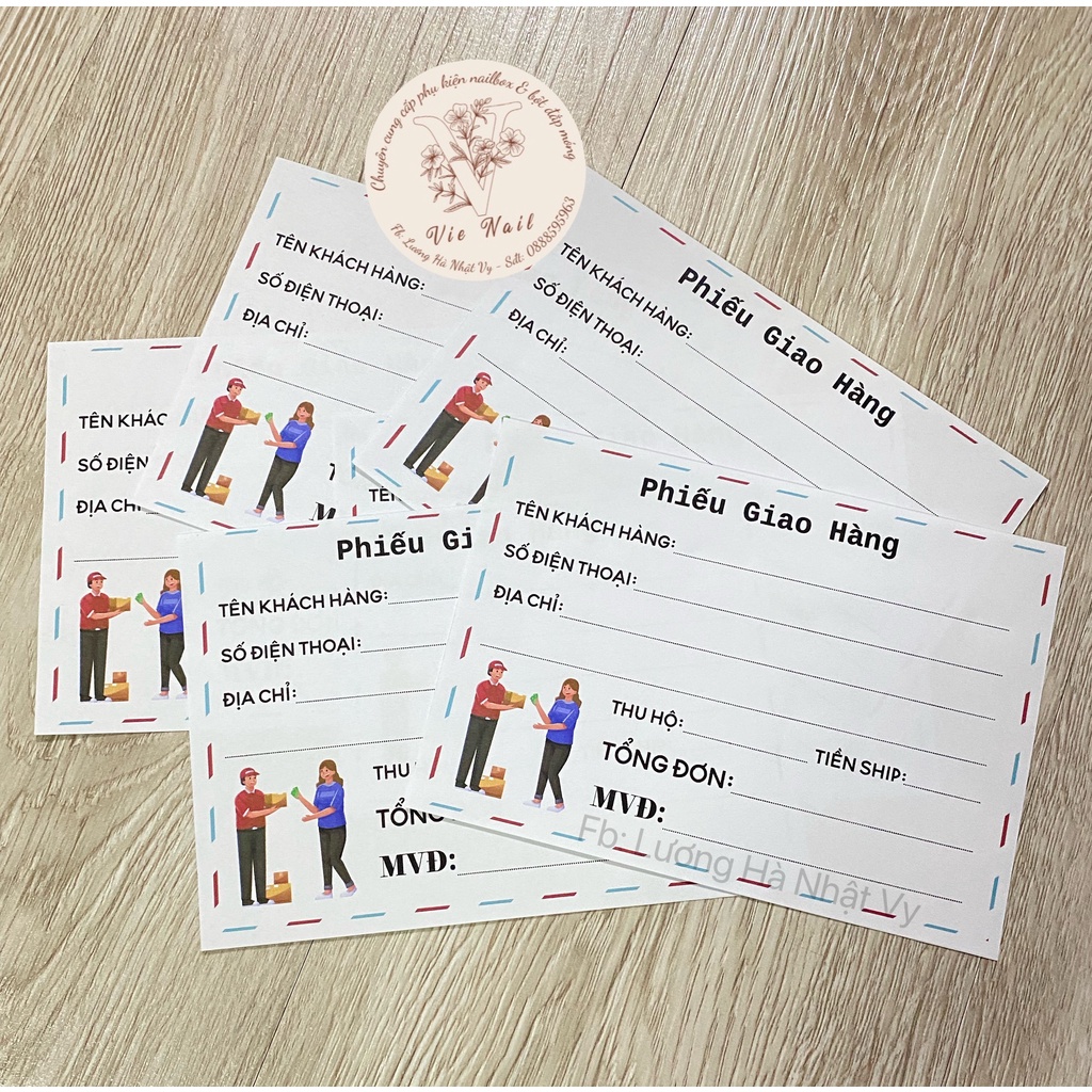 50 sheets of delivery note/ship note - Manila Store