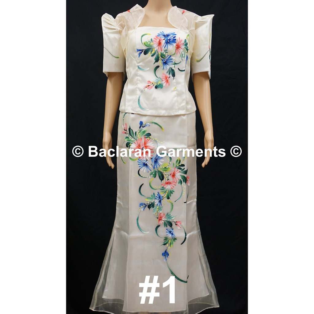 shopee filipiniana dress