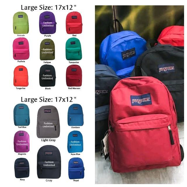 Large Unisex Backpack 17x12 Jansport Shopee Philippines