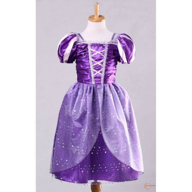 purple rapunzel dress