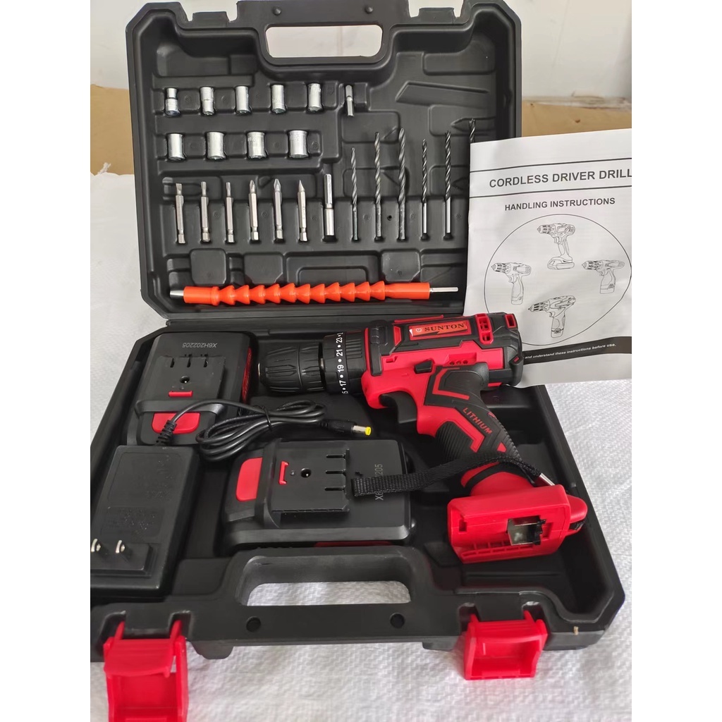 JEWEL Cordless Impact Drill 36V Electric Hammer Drill Percussion Drill ...