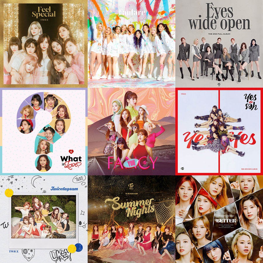 TWICE Single/Album Covers (Vinyl-Style) [UV Print on Sintra Board] Kpop ...