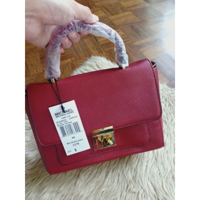 mk maroon bag