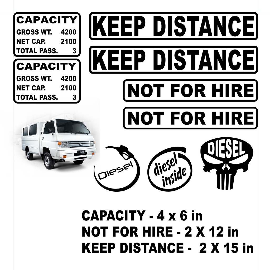 CAPACITY Car Decal Stickers | Shopee Philippines